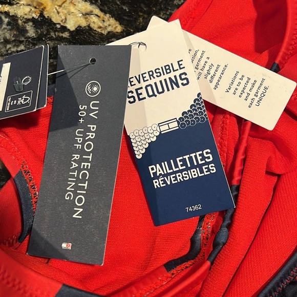 Tommy Hilfiger Rugby Stripe One Piece - Picture 11 of 11